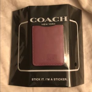Authentic Coach Phone Pocket Sticker